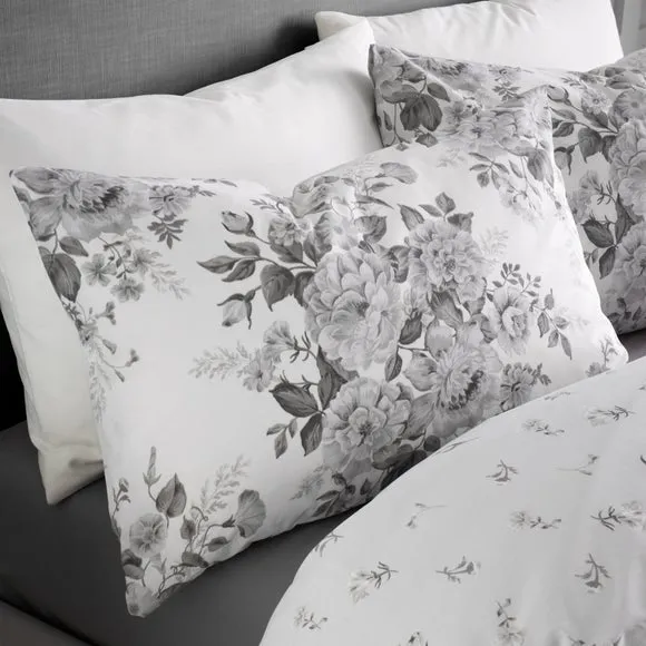 Catherine Lansfield Elinda Floral Duvet Cover and Pillowcase Set 2