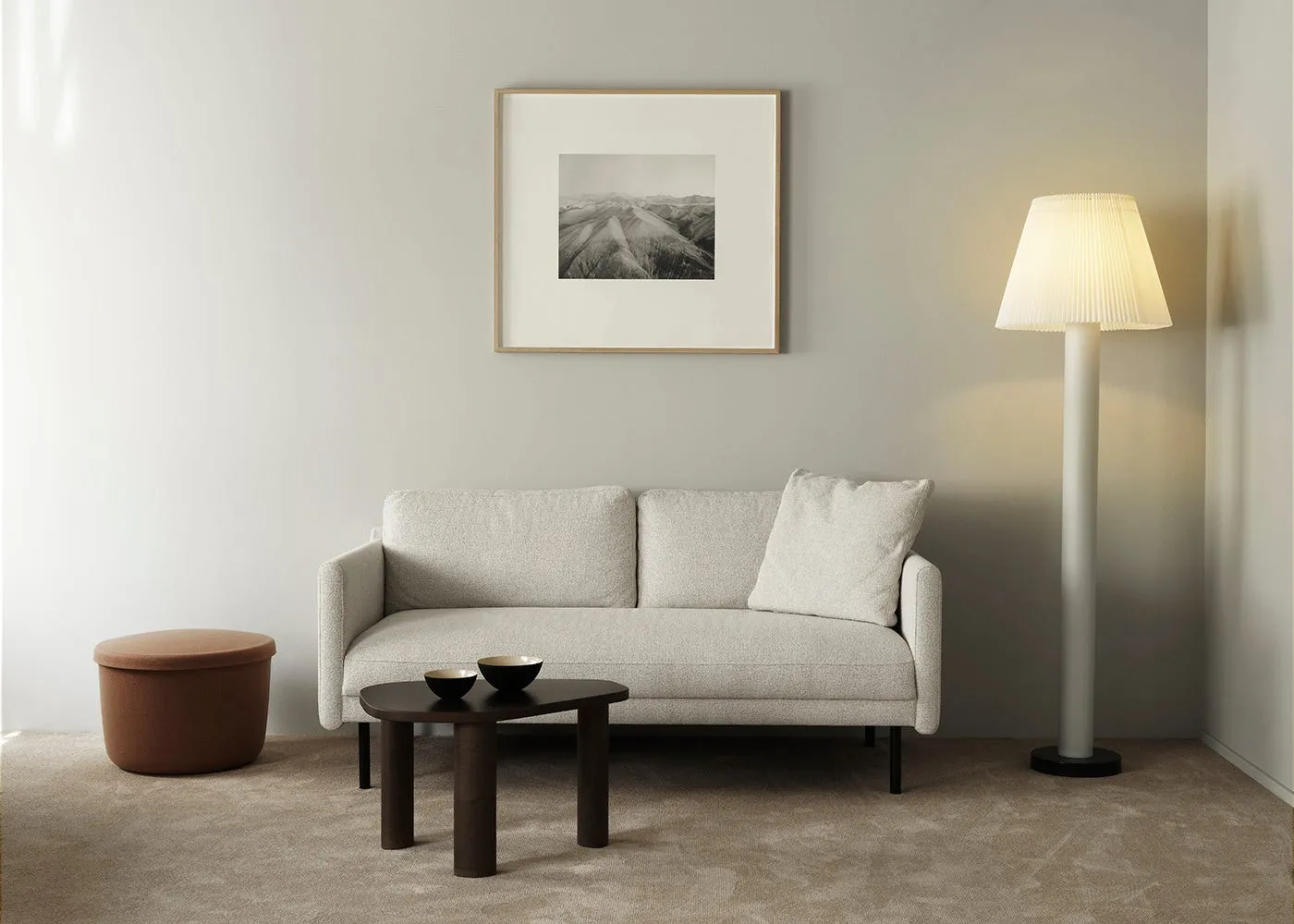 Normann Copenhagen Rar 3 Seater Sofa Re-born Dark Grey 3