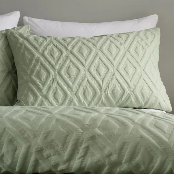 Catherine Lansfield Jacob Geo Duvet Cover and Pillowcase Set 2
