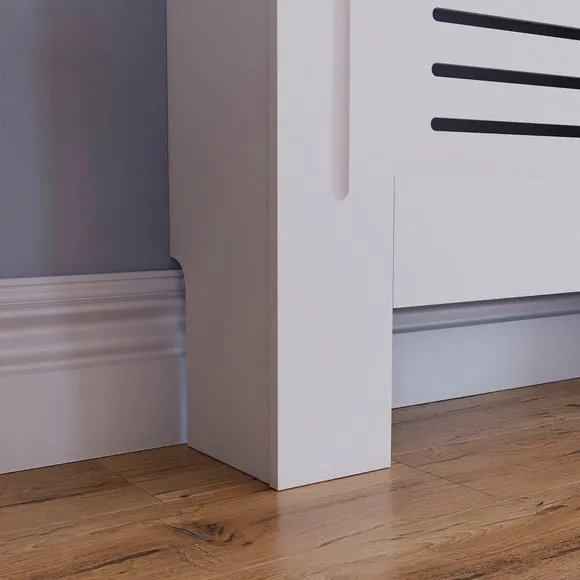 Return - Vida Designs Milton Radiator Cover, Small White 5
