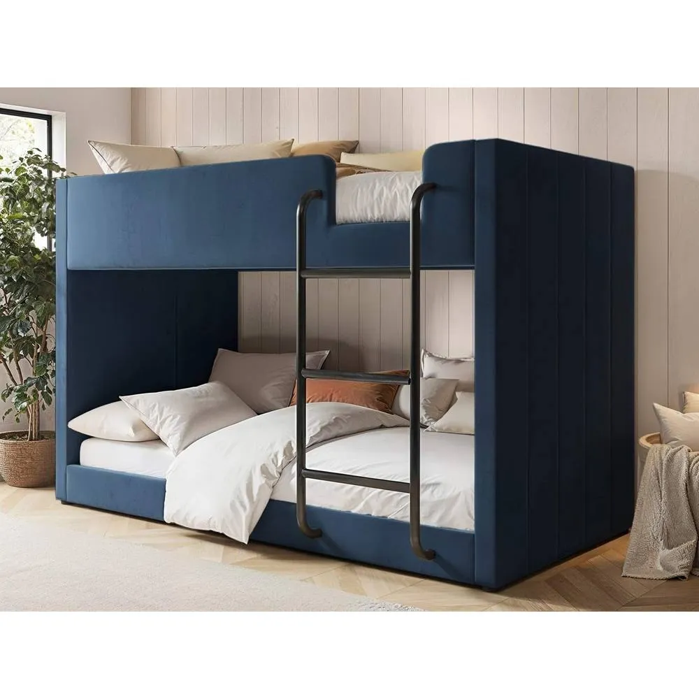Flair Eden Fabric Bunk Bed in Blue 1