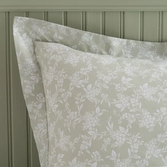Bexley Floral Sage Oxford Pillowcase 2