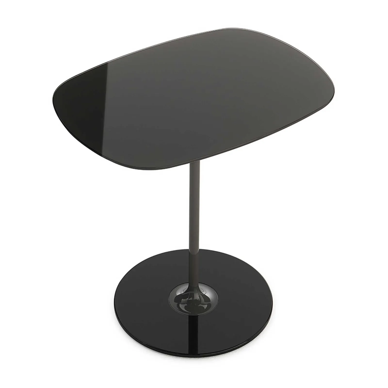 Kartell Thierry Side Table 33X50X50 Black Glass | Barker & Stonehouse 4