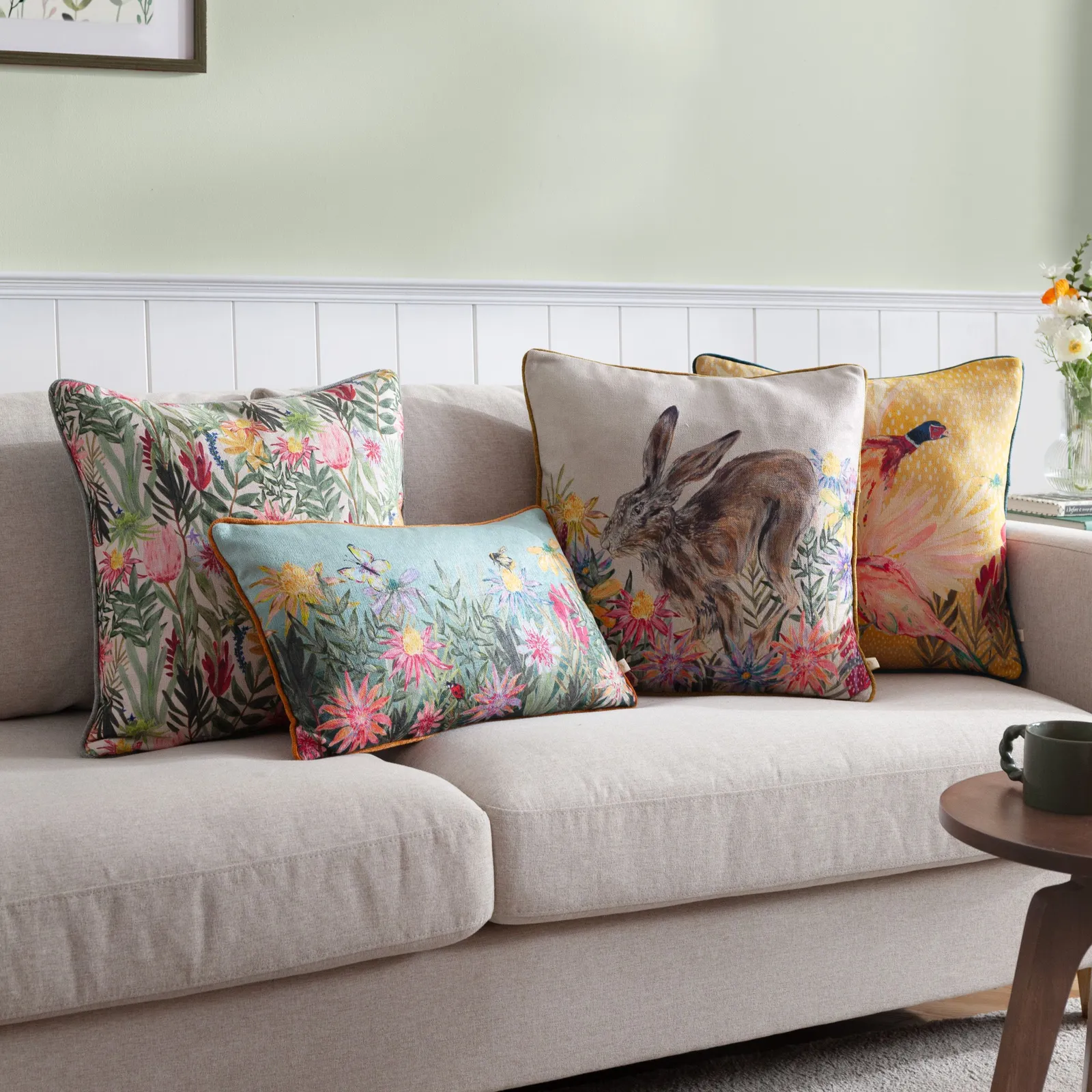 Wylder Country Wilds Blossom Printed Cushion 6