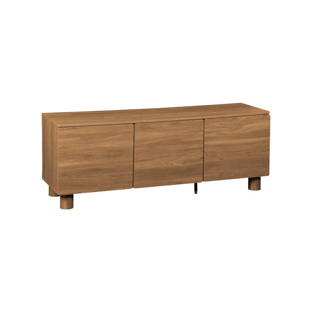 sweeek TV Stand 140cm 3 doors wood decor in Brown 2