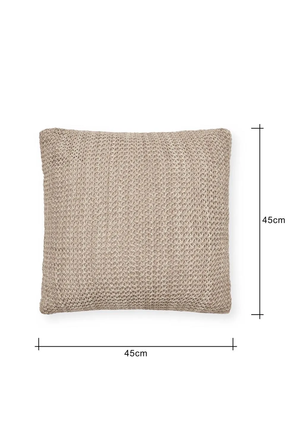 BHS Knitted Grey Cushion 3