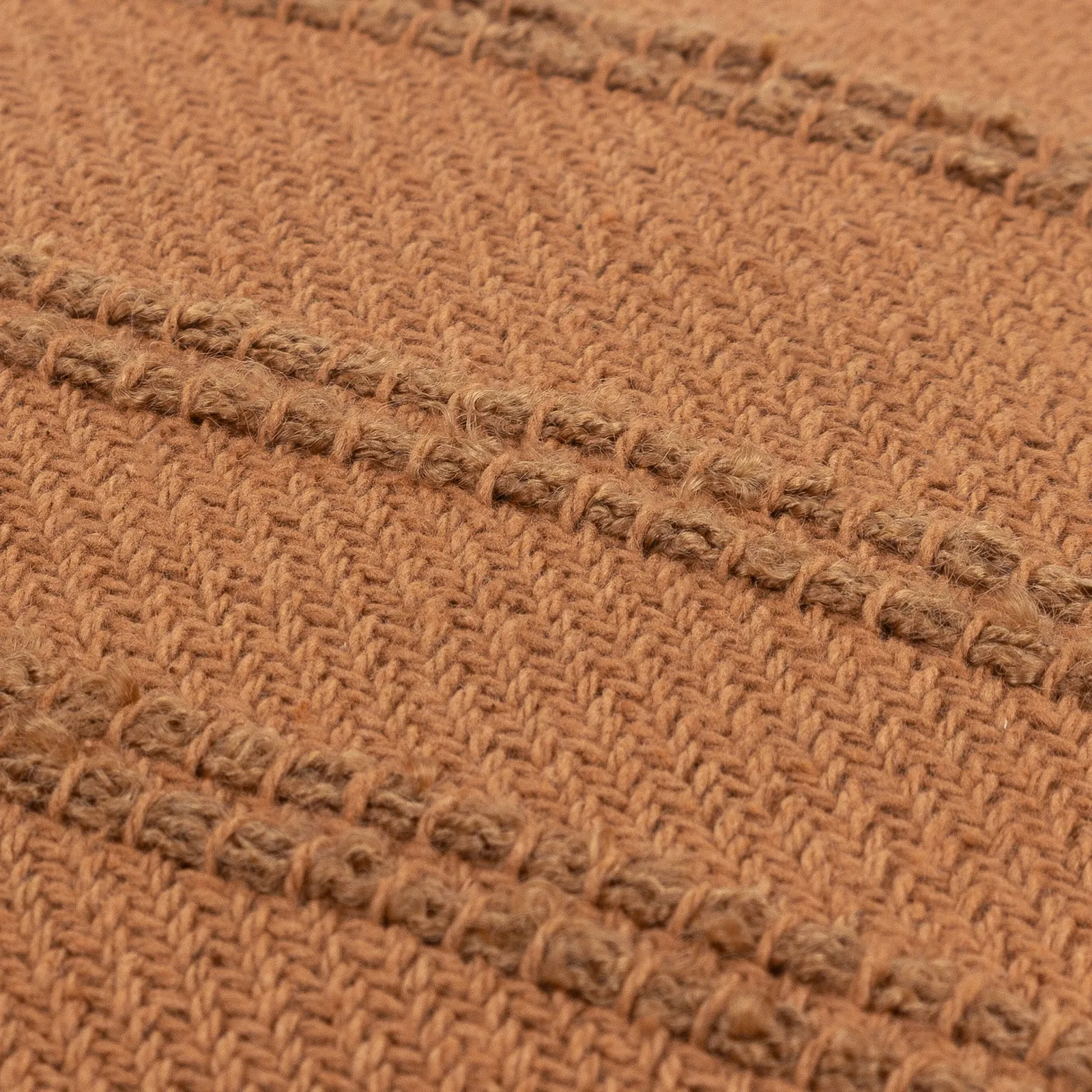 Yard Larch Woven Tasselled Cushion in Orange 5