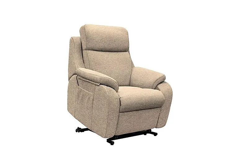 Kingsbury Large Fabric Lift and Rise Chair - Dapple Sparrow