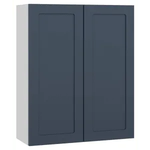 Wickes Winsford Navy Blue Slimline Depth Wall Unit - 600mm