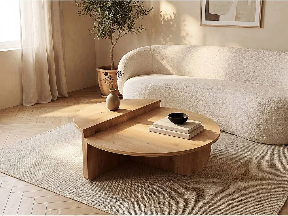 Vente-unique Set Of 2 Coffee Tables - Light Natural- ALOEVA in Light Oak 3