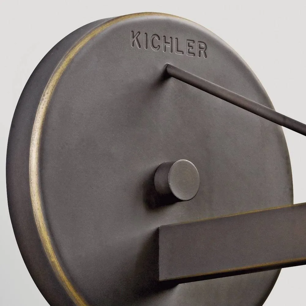 Netlighting Ripley Medium Wall Lantern Old Bronze IP44 in Brown 4