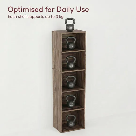 Oxford 5 Tier Cube Bookcase 6