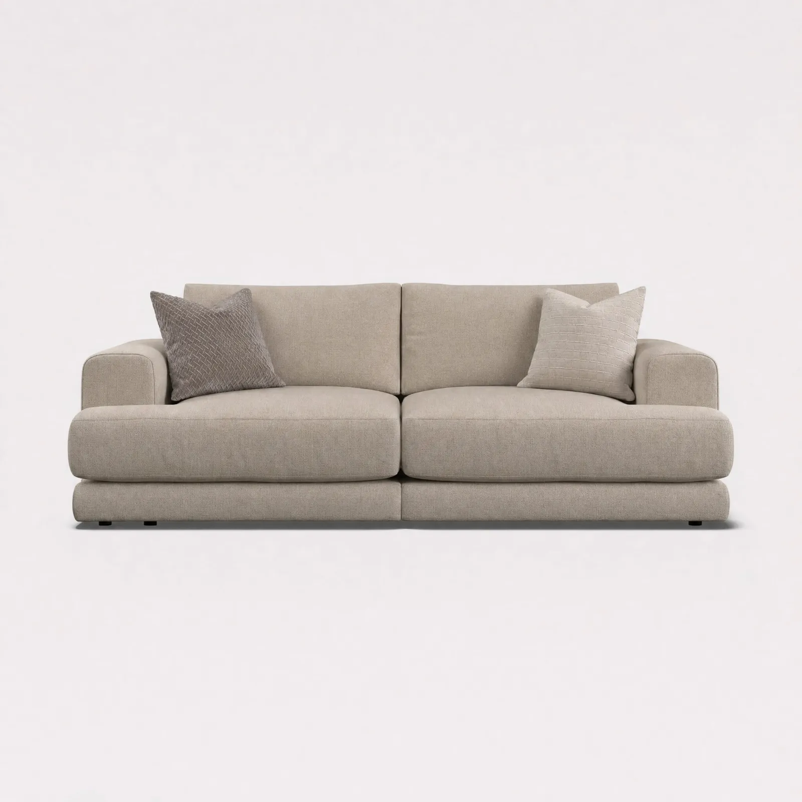 Lomax Xl Split Sofa, Brown Fabric | Barker & Stonehouse 1
