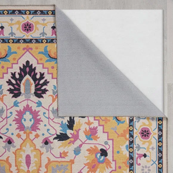 Orla Traditional Washable Rug 5