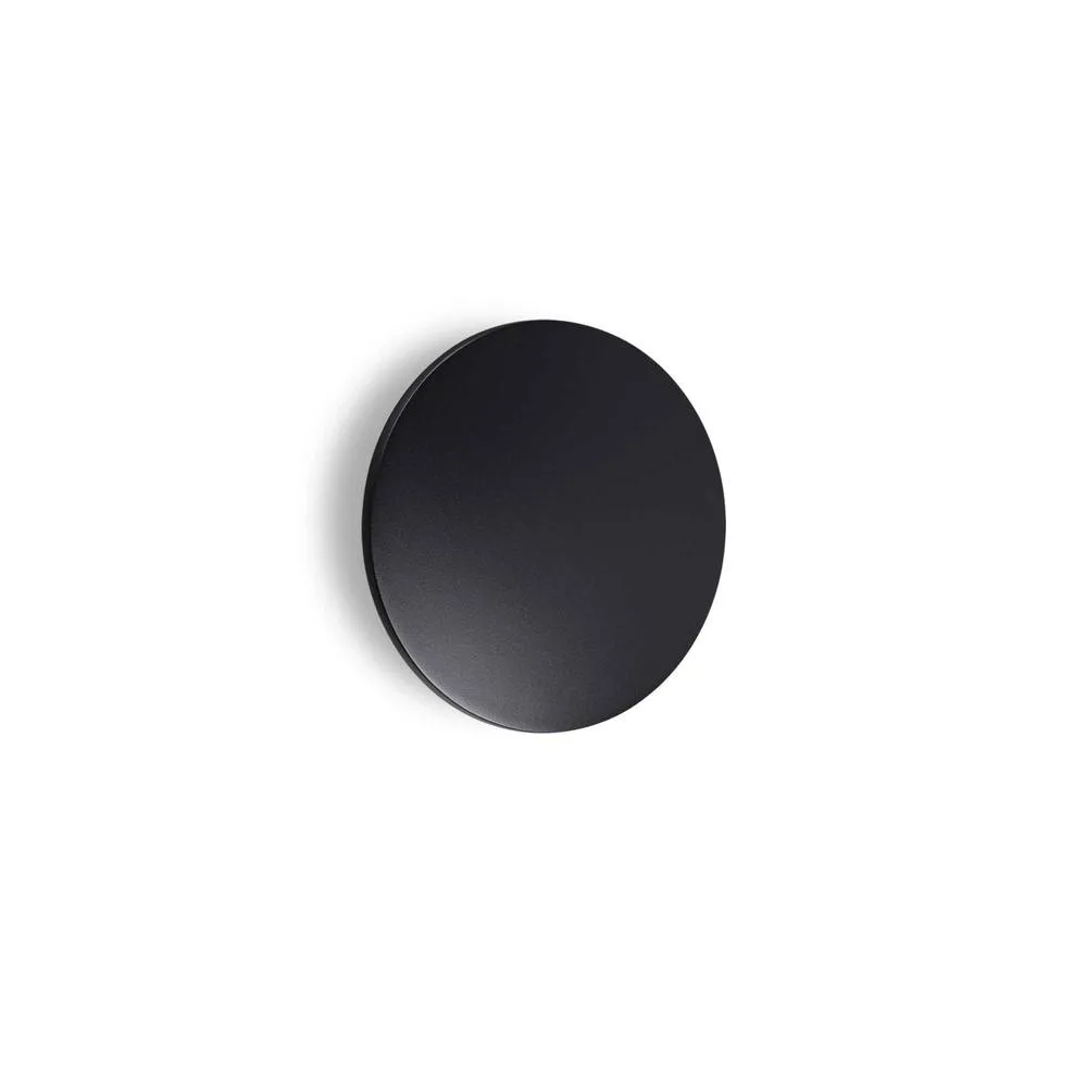 Netlighting Punto Integrated LED Outdoor Flush Wall Lamp Black 1850Lm 3000K IP54