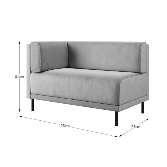 Mae Corner Dining Bench, Vintage Velvet 6