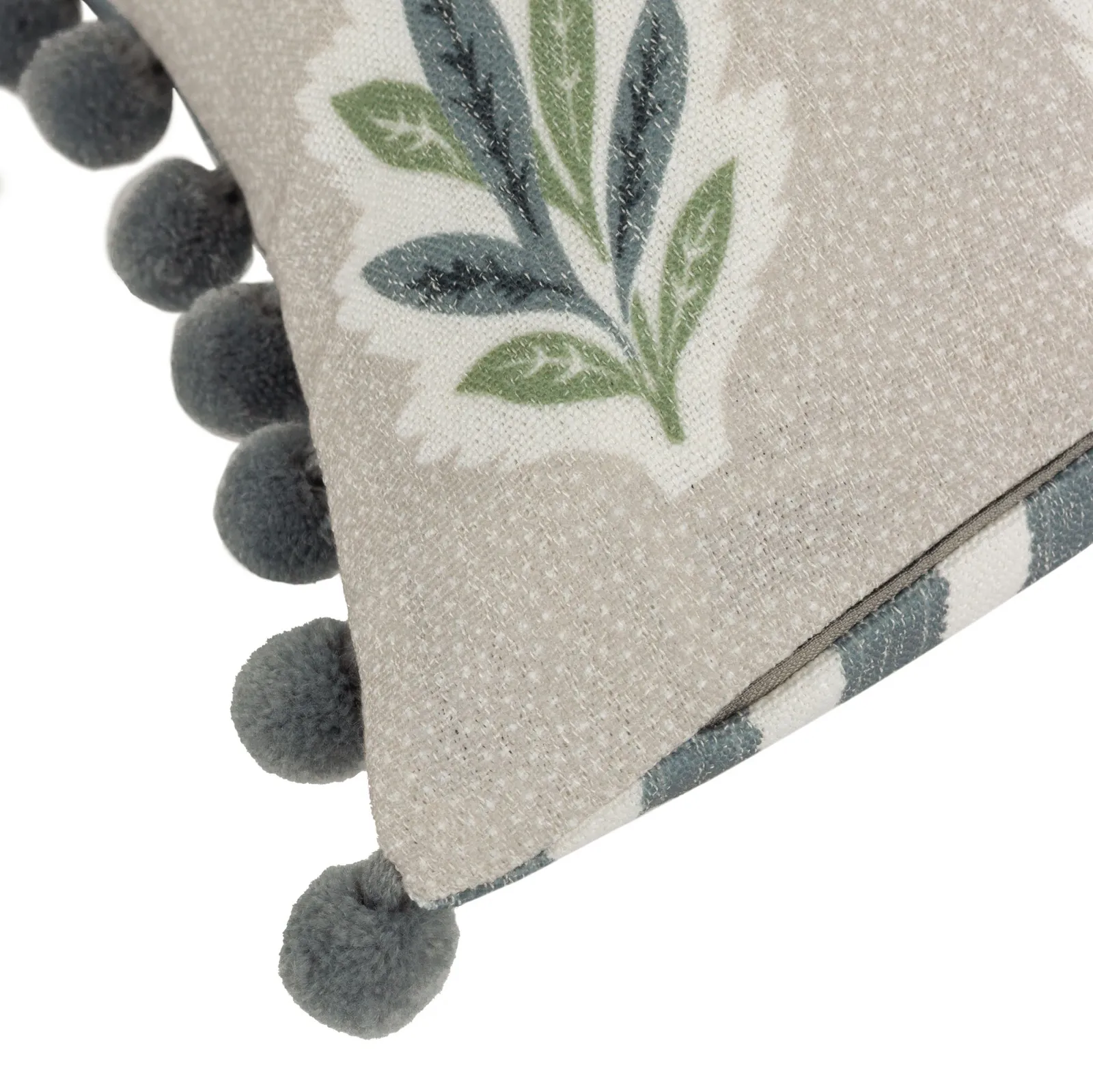 Sanderson Sessile Leaf Printed Cushion in Light Blue 5