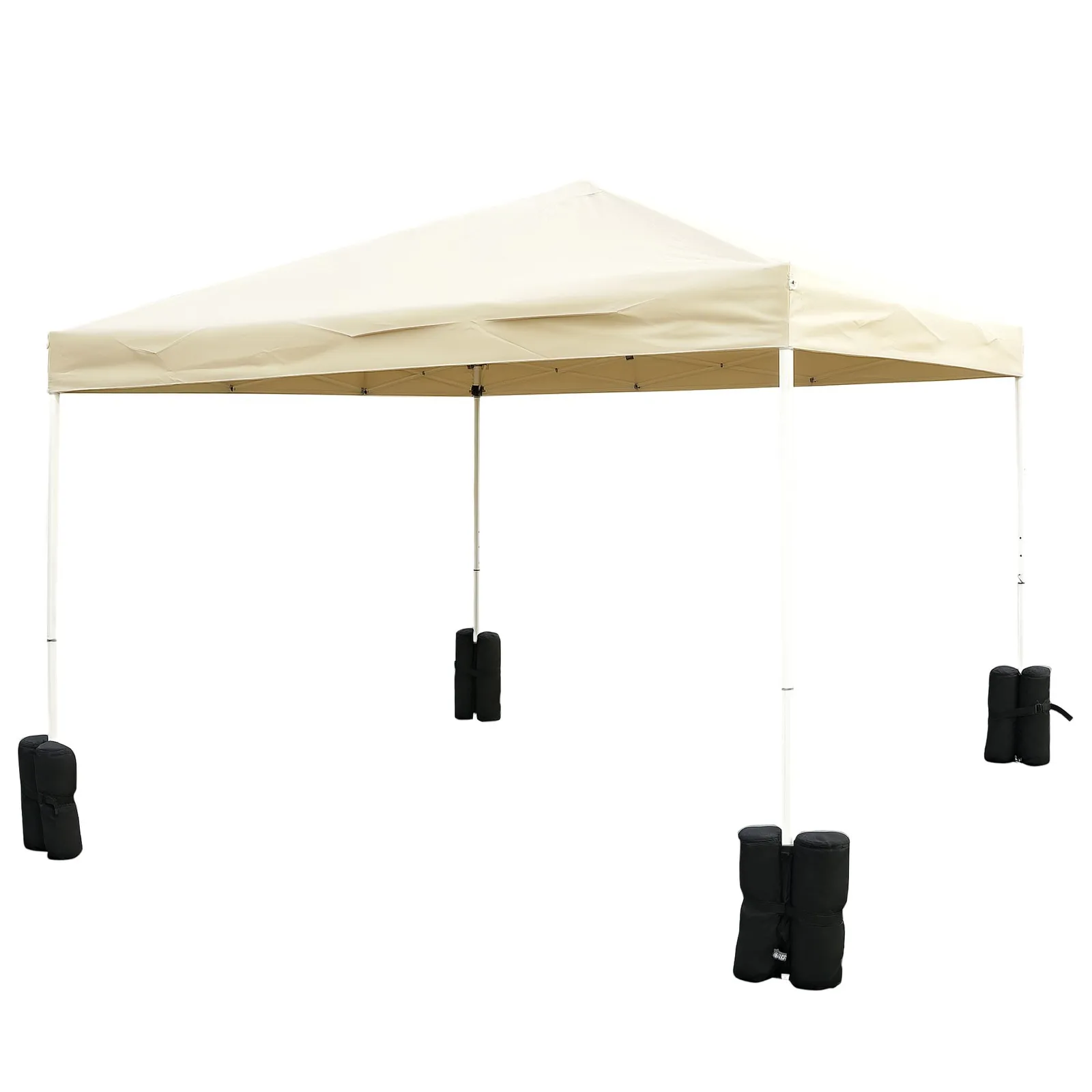 OUTSUNNY Gazebo Weight Sand Bags Leg Weights Marquee Tent Canopy Base in Black 2