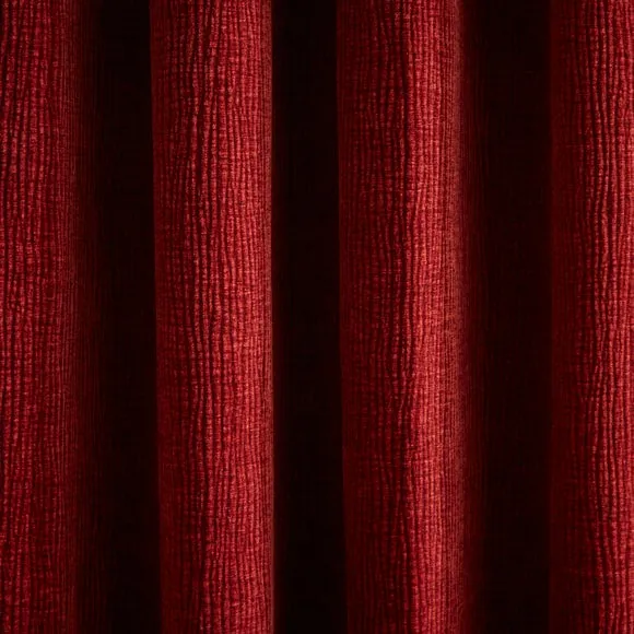 Luxe Textured Chenille Eyelet Curtains 3