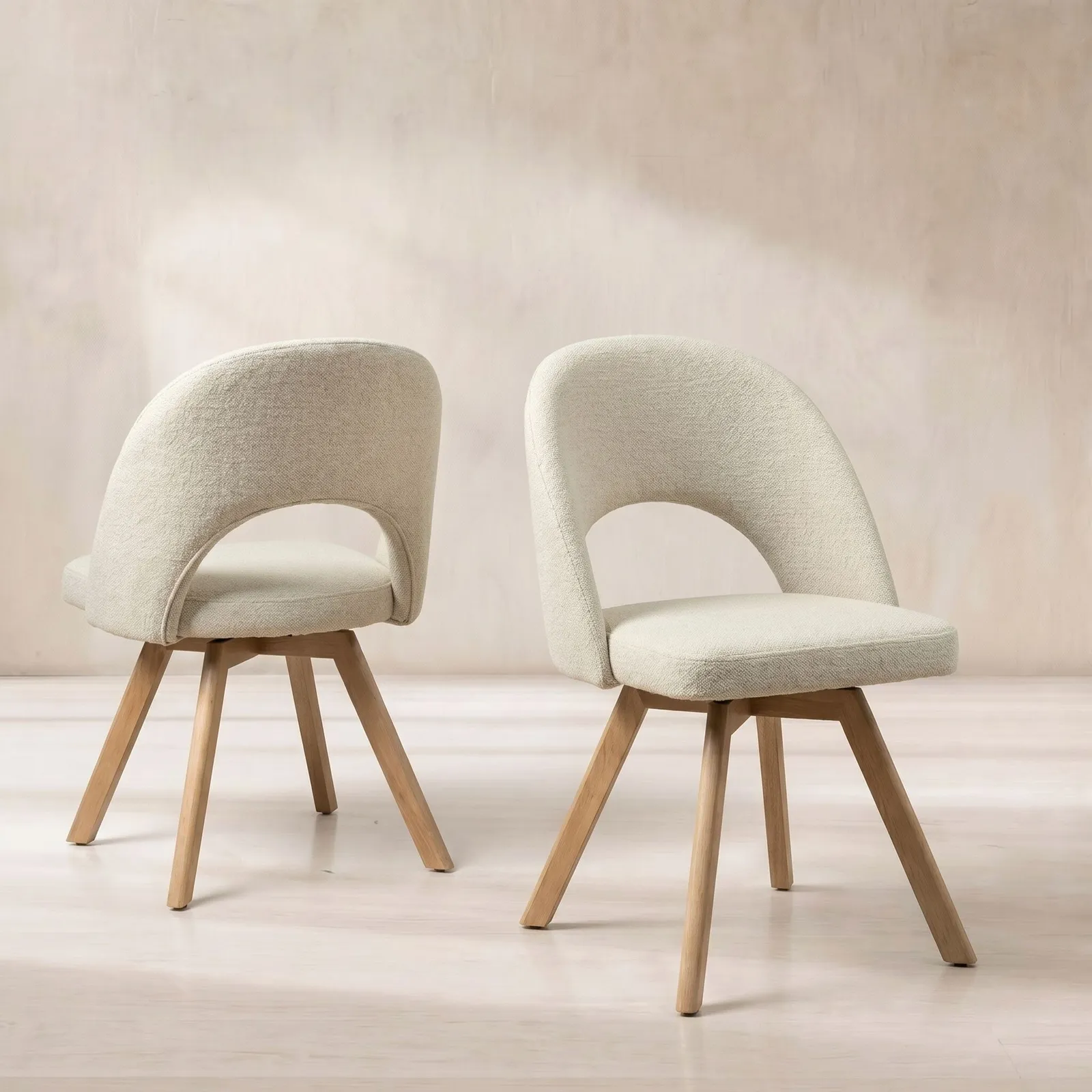 Kerr Dining Chair, Neutral Fabric | Barker & Stonehouse