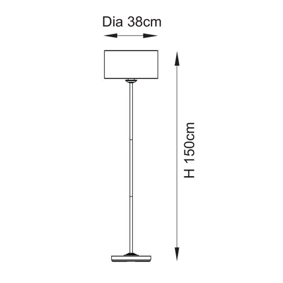 Vogue Sandringham Mid Century Floor Lamp 6