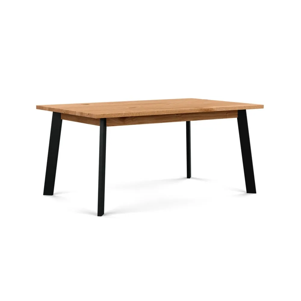 Heal's Nova Extending Dining Table Natural Oiled Oak L160 + 50cm x2 3