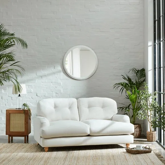 Martha Faux Linen 2 Seater Sofa 2