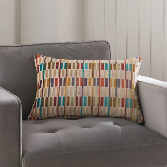 Pelosa Cut Velvet Rectangular Cushion
