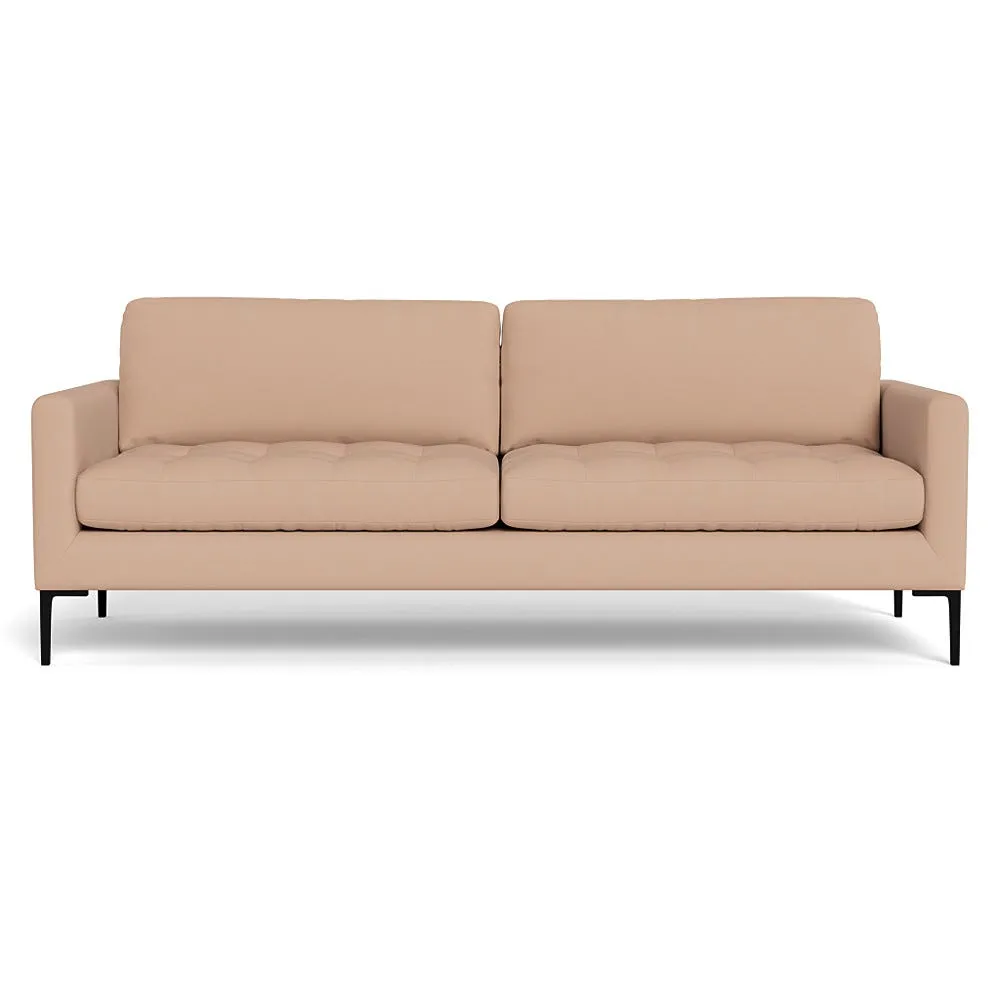 Heal's Eton 4 Seater Sofa Capelo Linen-Cotton Rosedale Black Feet 1