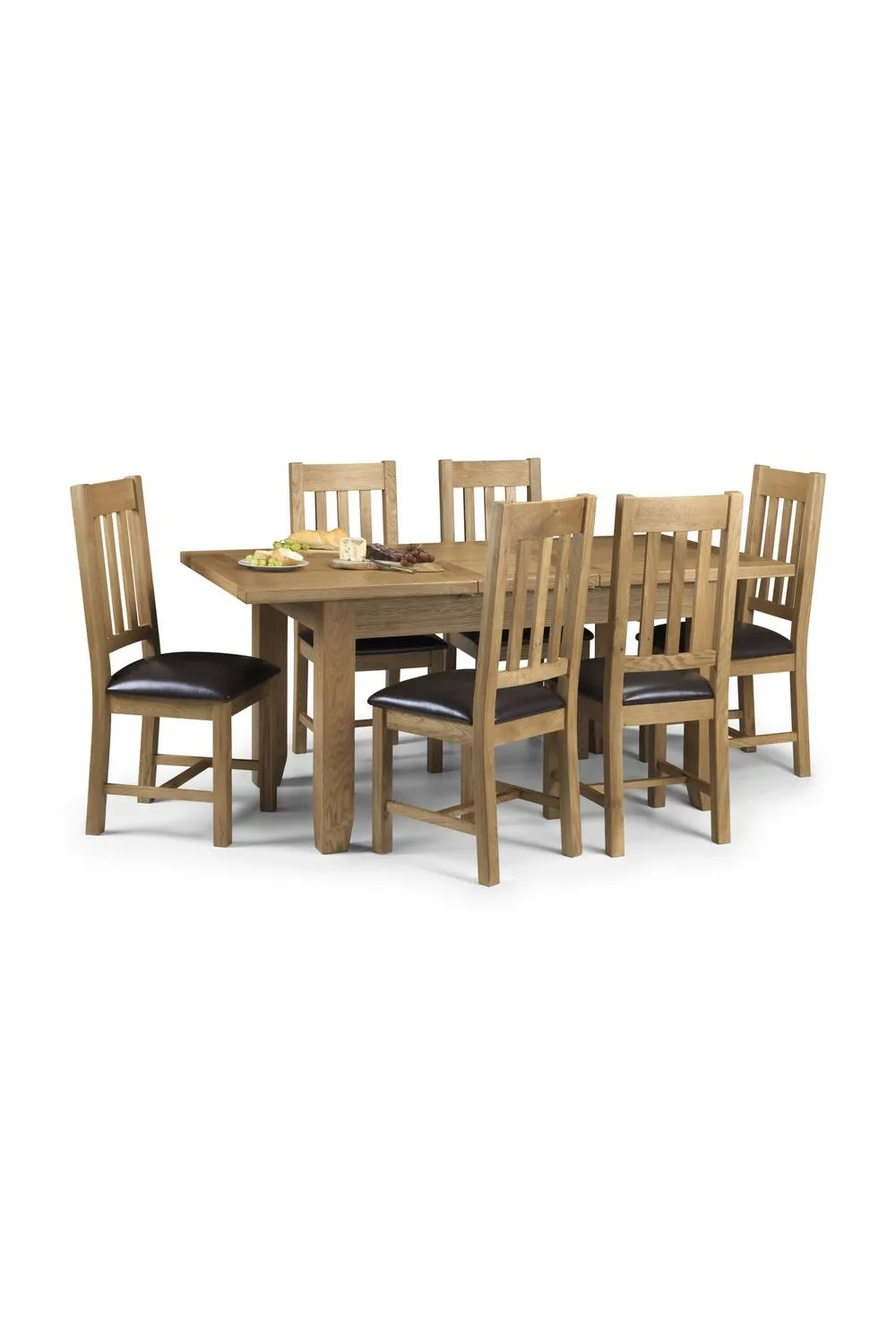Julian Bowen Alassio Spindle Back Dining Chair (Set of 2) in Natural 6