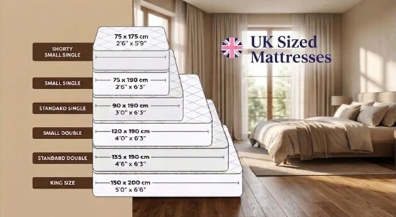 Comfy Living Ltd Value Open Coil Sprung Mattress in White 5