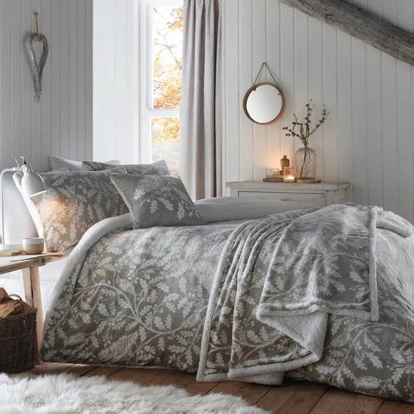 Dreams n Drapes Lodge Woodland Owls Duvet Cover and Pillowcase Set 4