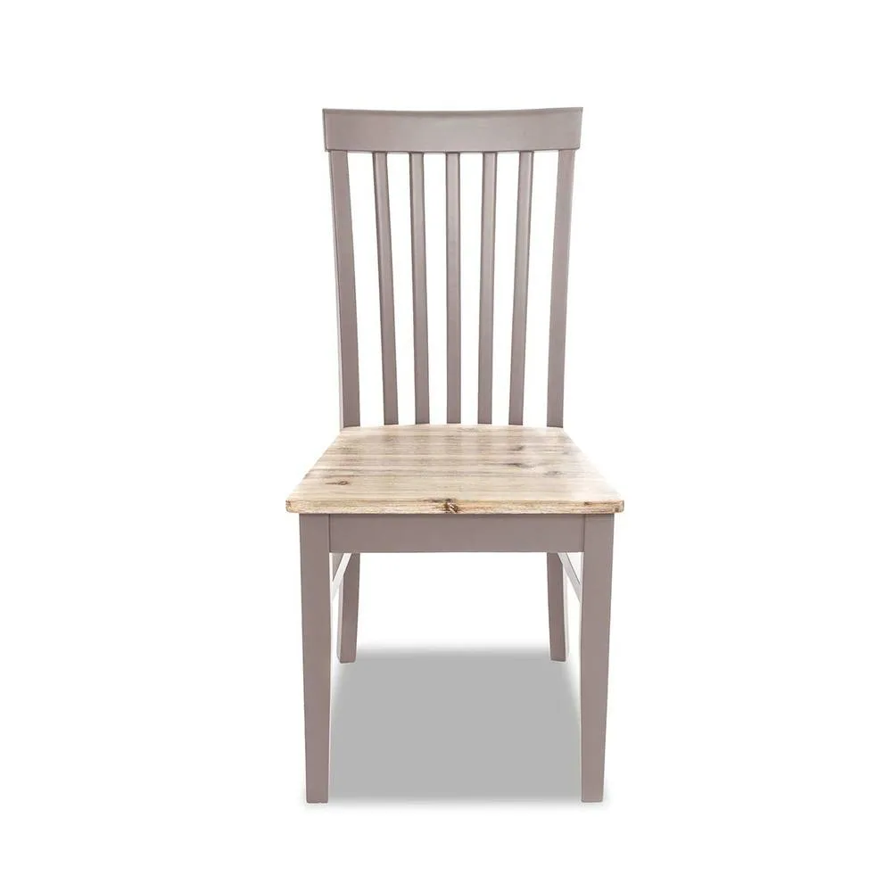 Statement Furniture Florence Highback Wooden Seat Chairs Set of 4 in Taupe 6