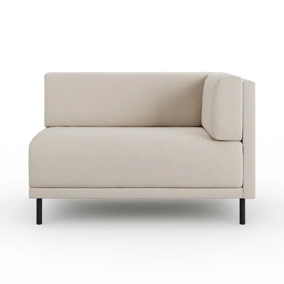 Mae Corner Dining Bench, Textured Weave 2