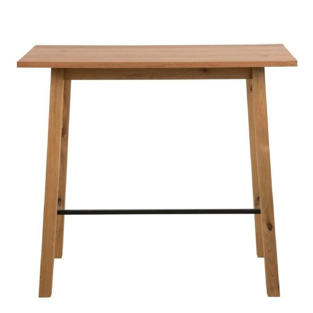 netfurniture Belgravia Bar Table in Oak in Brown 2