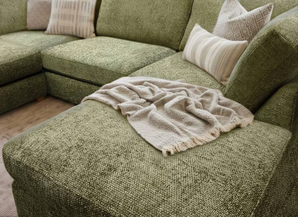 The Great Sofa Company Hyde U Shape Corner Sofa in Olive 3