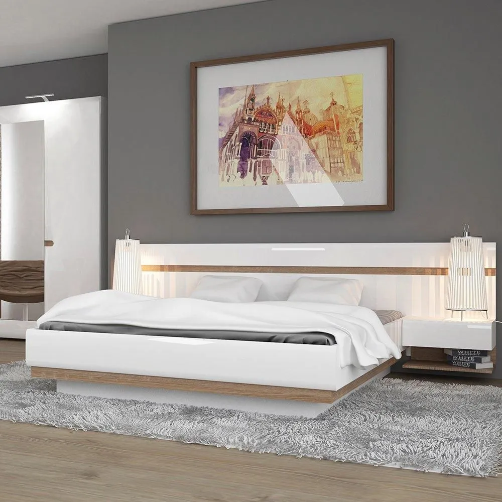Furniture To Go Chelsea Bedroom Bedside Extension for Bed in White 3