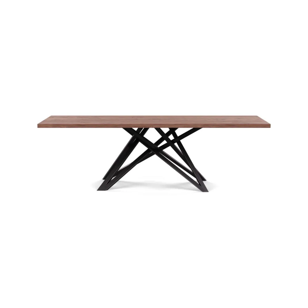 Heal's Vienna Dining Table 240x100cm Oiled Walnut Straight Edge Not Filled 1