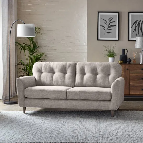 Sven Tonal Weave 3 Seater Sofa 3