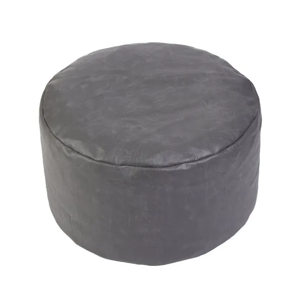Kaikoo Faux Leather Pouffe