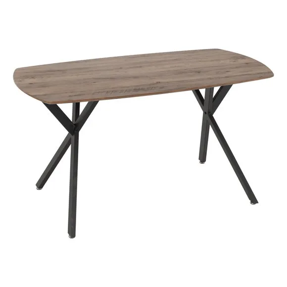 Return - Athens 4 Seater Rectangular Dining Table, Oak Effect