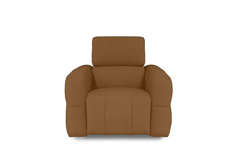 Cube Fabric Power Recliner Chair with Power Headrest
