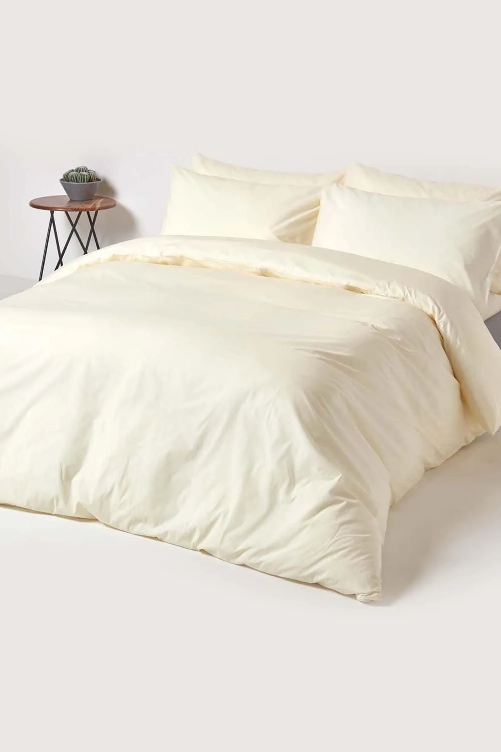 Homescapes Egyptian Cotton Deep Fitted Sheet 18 inch 200 Thread Count in Cream 4