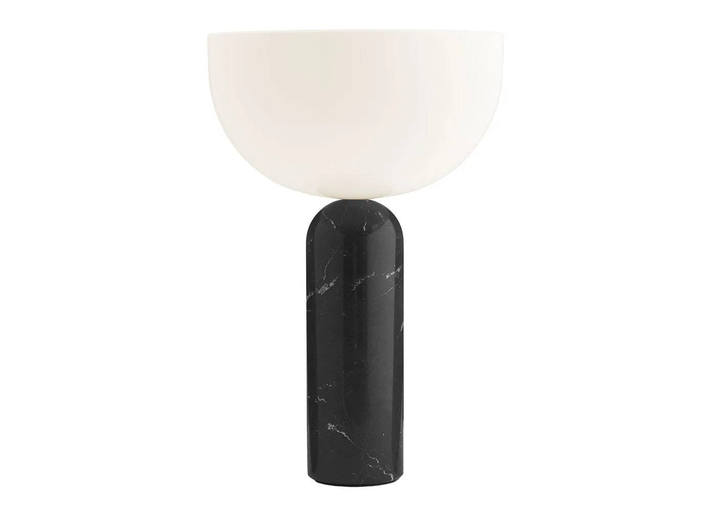New Works Kizu Table Lamp Black Marble Large 1