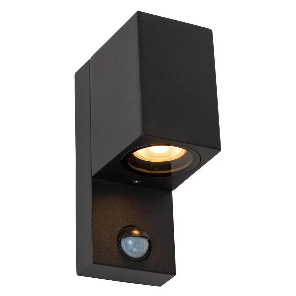 Netlighting Lucide ZARO IR Wall spotlight Outdoor 1xGU10 IP65 Black