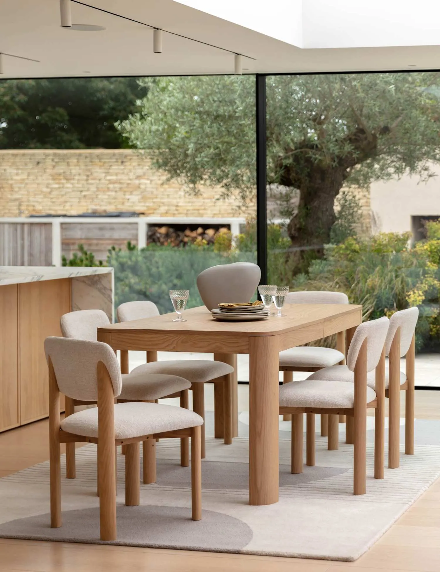 Gallery Direct Ember Extendable Dining Table Natural