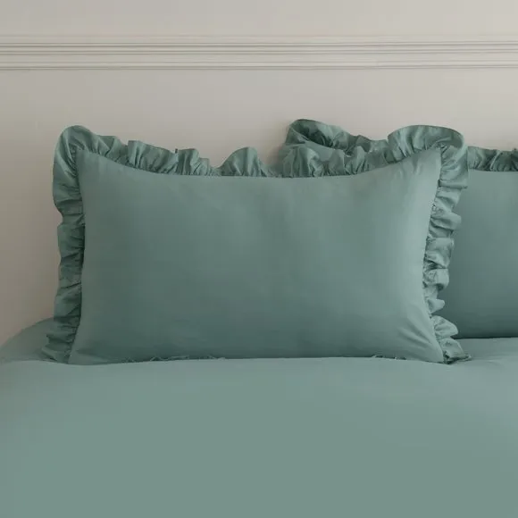 Briona Frilled Edge Duvet Cover & Pillowcase Set 2