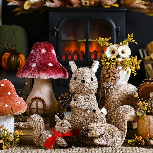 Country Living Mushroom House Ornament 4