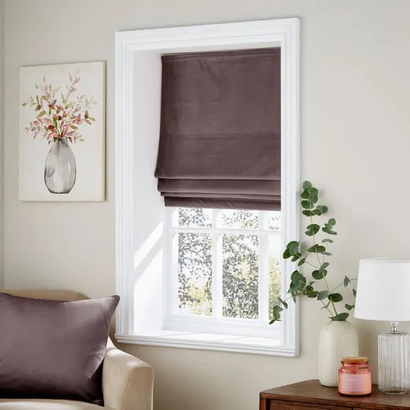 Recycled Velour Roman Blind 1