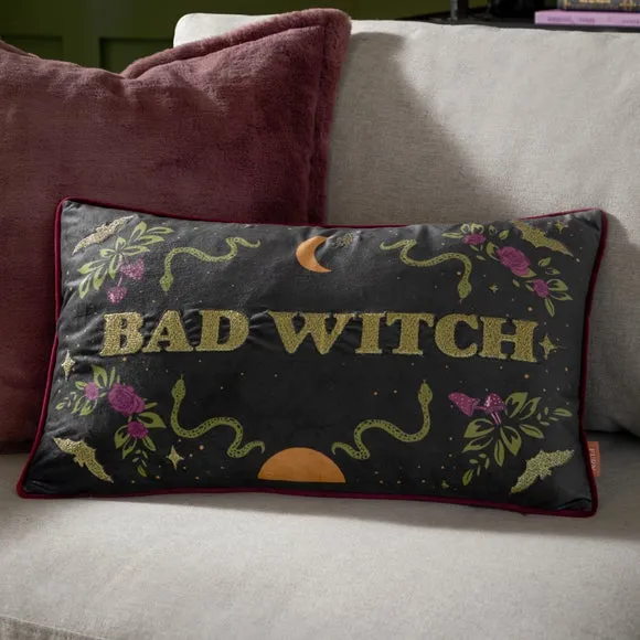 Furn. Bad Witch Black Magic Cushion Cover